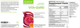 Label for Vita-Gard Chewable Fruit Flavor