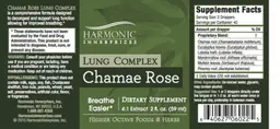Label for Chamae Rose Lung Complex
