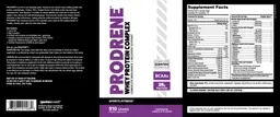Label for Prodrene Cinnamon Vanilla Flavor