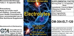 Label for Electrolytes
