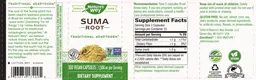 Label for Suma Root