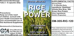 Label for Rice Power