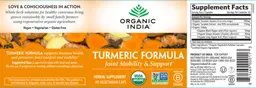 Label for Turmeric Formula