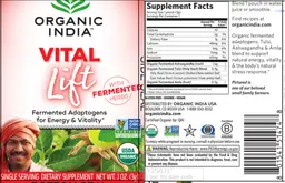 Label for Vital Lift