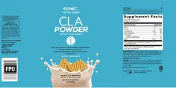 Label for CLA Powder Vanilla Wafer