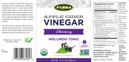 Label for Apple Cider Vinegar Elderberry