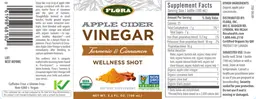 Label for Apple Cider Vinegar Turmeric & Cinnamon