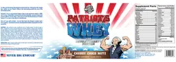 Label for Patriot's Whey Chubby Choco Nutz