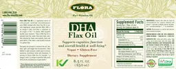 Label for DHA Flax Oil