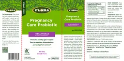 Label for Pregnancy Care Probiotic 10 Billion Cells