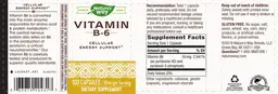 Label for Vitamin B-6 50 mg