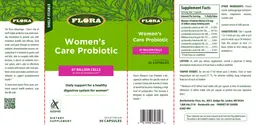 Label for Women's Care Probiotic 87 Billion Cells