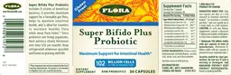 Label for Super Bifido Plus Probiotic