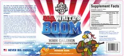 Label for Red, White & Boom 'Merican Made