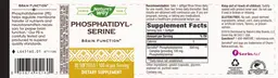 Label for Phosphatidylserine 100 mg