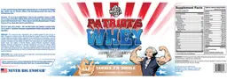 Label for Patriot's Whey Yankee F'N Doodle