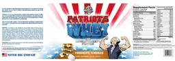 Label for Patriot's Whey Yosemite S'Mores