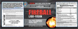 Label for Fireball Liqui-Fusion