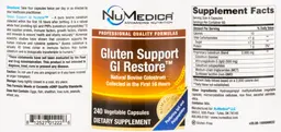 Label for Gluten Support GI Restore