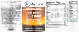 Label for Gluten Support GI Restore