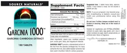 Label for Garcinia 1000