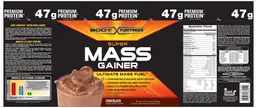Label for Super Mass Gainer Chocolate