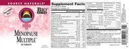 Label for Menopause Multiple