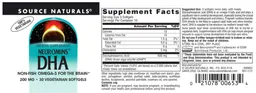 Label for Neuromins DHA 200 mg