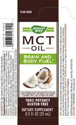 Label for MCT Oil