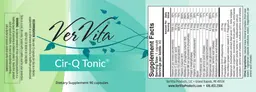 Label for Cir-Q Tonic
