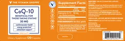 Label for CoQ-10 30 mg
