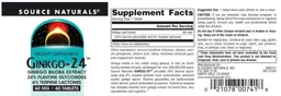 Label for Ginkgo-24 60 mg