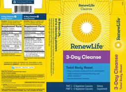Label for 3-Day Cleanse 1 Morning Formula