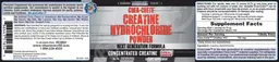 Label for Crea-Crete Creatine Hydrochloride Powder