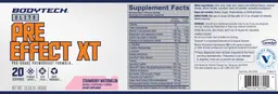 Label for Pre Effect XT Strawberry Watermelon