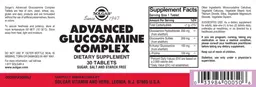 Label for Advanced Glucosamine Complex