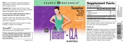 Label for Diet Tonalin - CLA