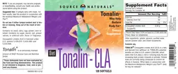 Label for Diet Tonalin - CLA