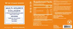 Label for Multi-Source Collagen Unflavored