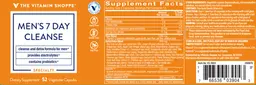 Label for Men's 7 Day Cleanse