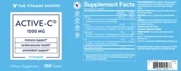 Label for Active-C 1000 mg