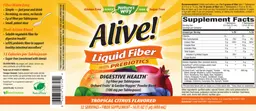 Alive! Liquid Fiber with Prebiotics Trop