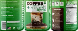 Label for Coffee & Vegan Protein Moccachino
