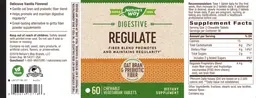 Label for Regulate Delicious Vanilla Flavored