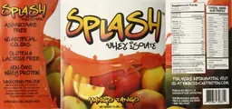 Label for Splash Whey Isolate Mango Tango