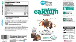 Label for Good Bones Calcium
