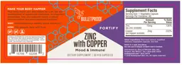 Label for Zinc with Copper