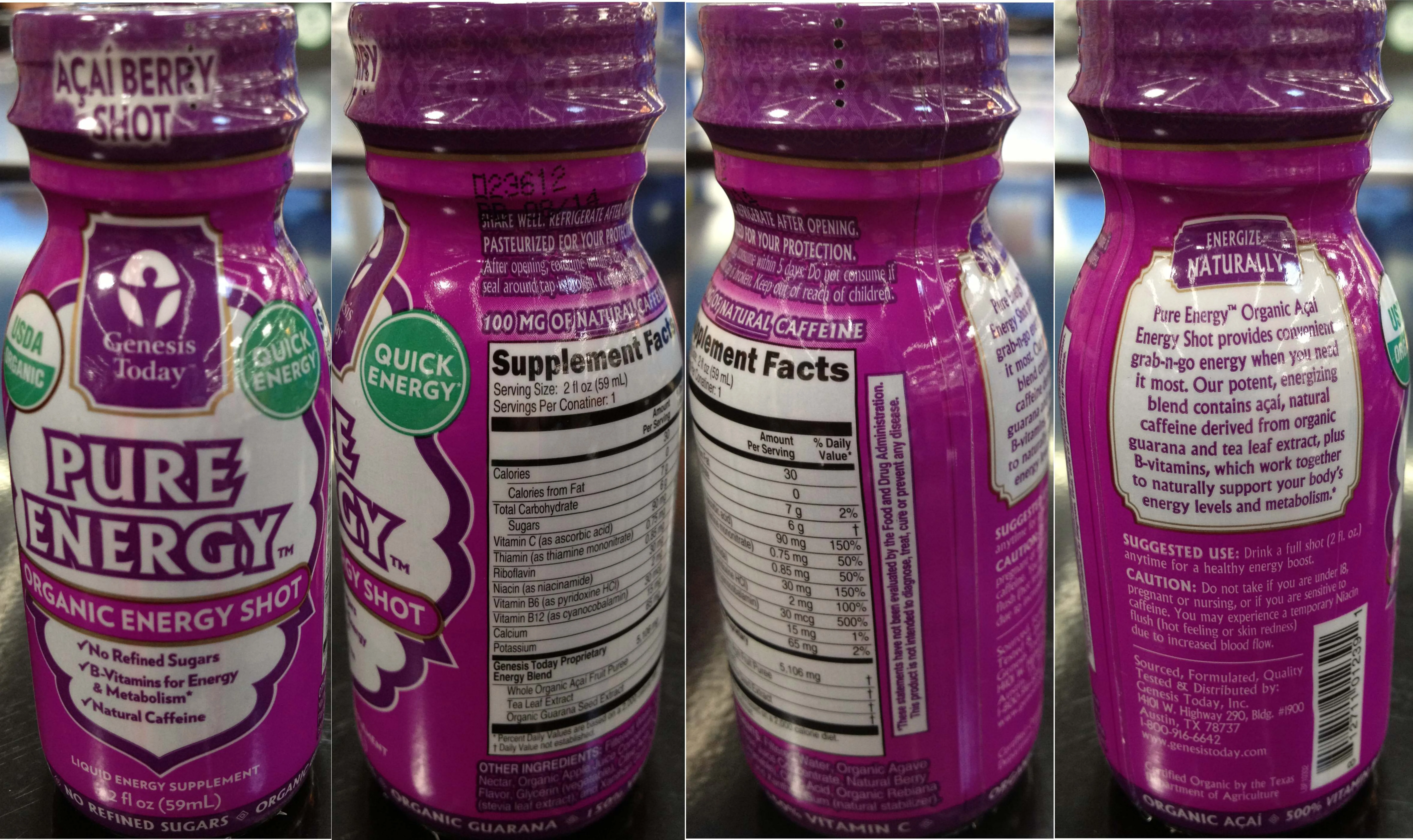 Label for Pure Energy