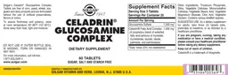 Label for Celadrin Glucosamine Complex