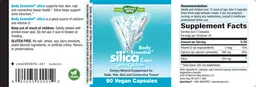 Label for Body Essential Silica Caps with Calcium